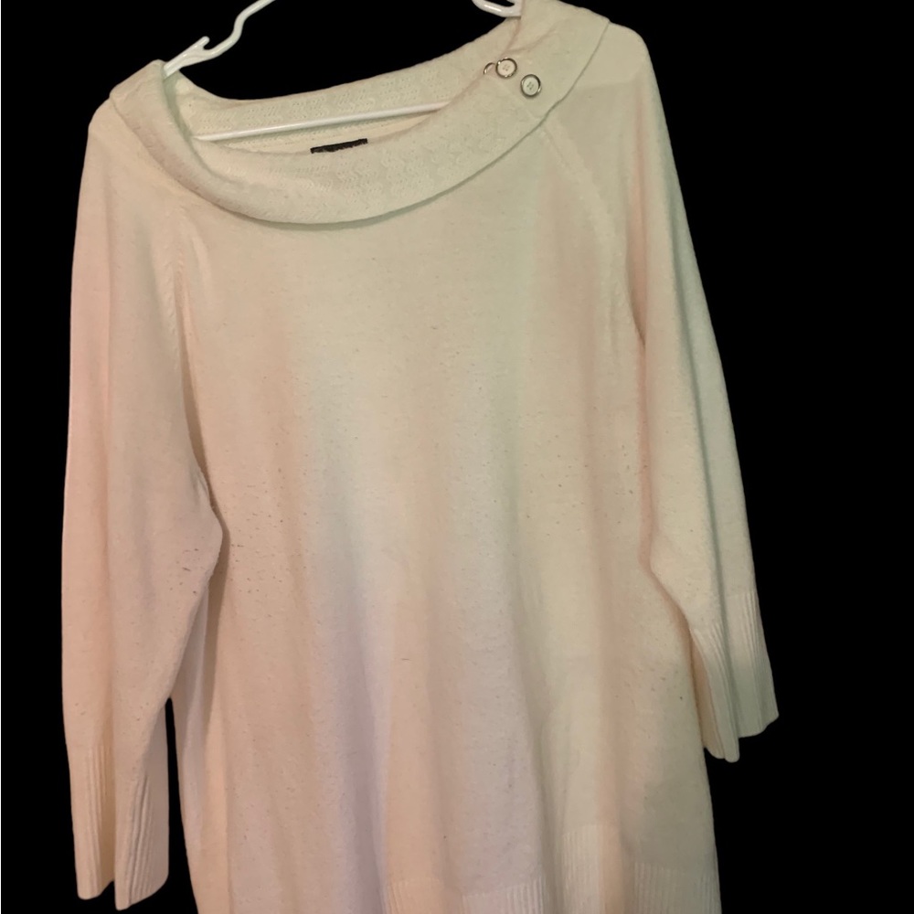 White Dress Sweater